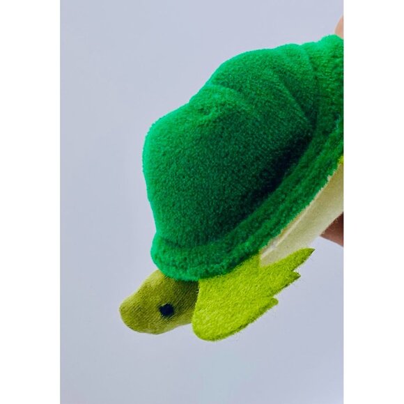 Folkmanis Mini Finger Puppet Plush Lot of 2 Turtles. Soft, Fun, Educational - Picture 3 of 4